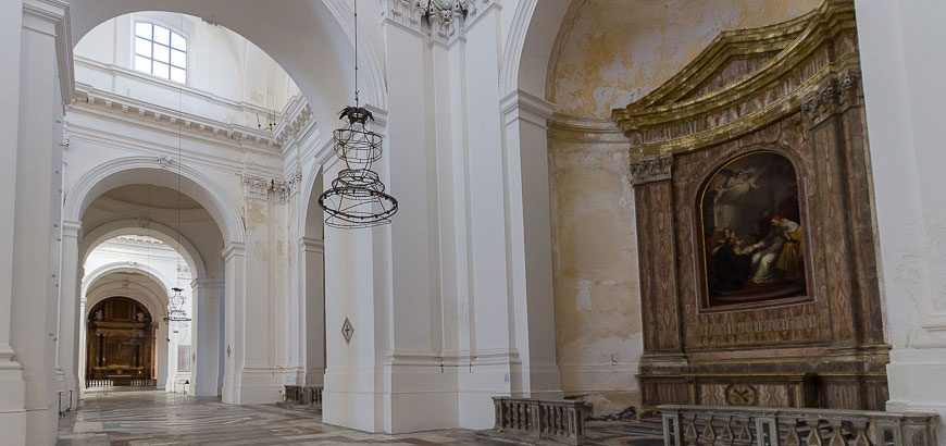 View of the transept