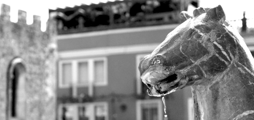 Detail of the fountain