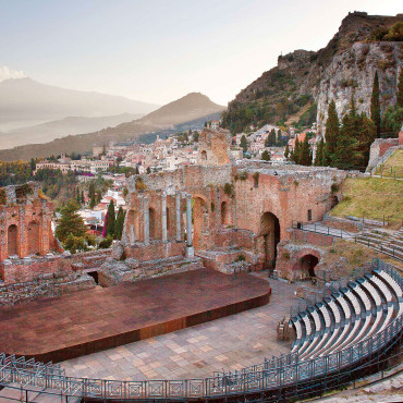 View of the stage