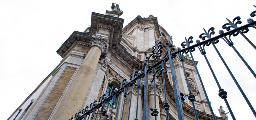 Chiesa Collegiata - Particolare della facciata