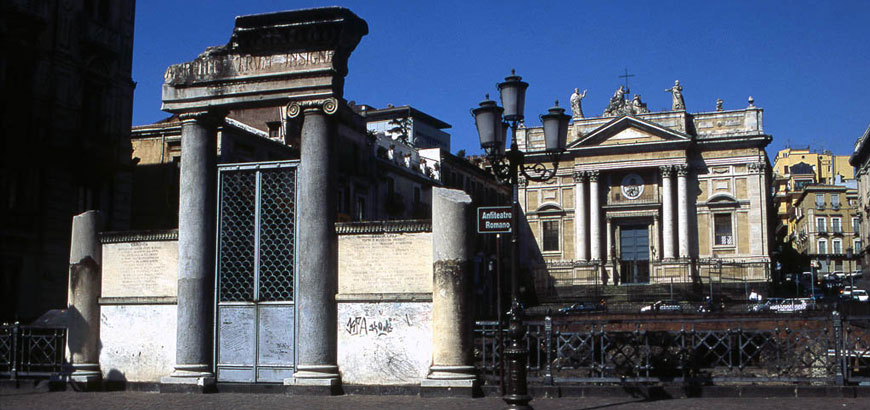THe church viewed from the square