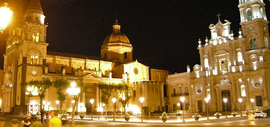 Duomo Square by night