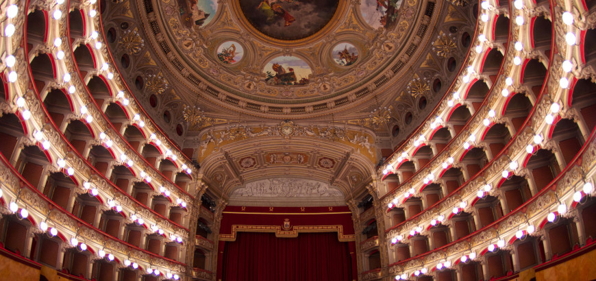 Interno del Teatro Massimo Bellini