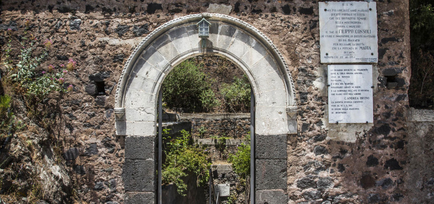 The entrance to the altar