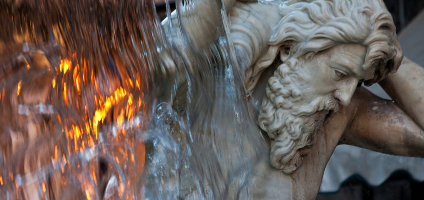 Particolare fontana dell