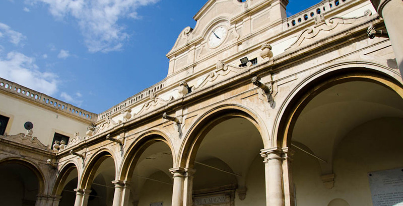 The clock of the palace