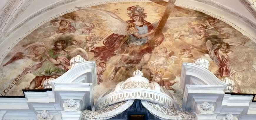 Affresco della chiesa del Varò