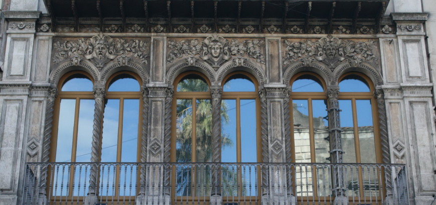 Facade of Sangiorgi theatre