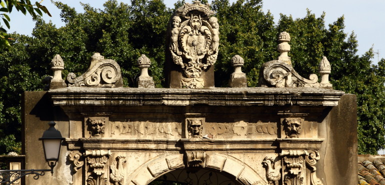 The entrance