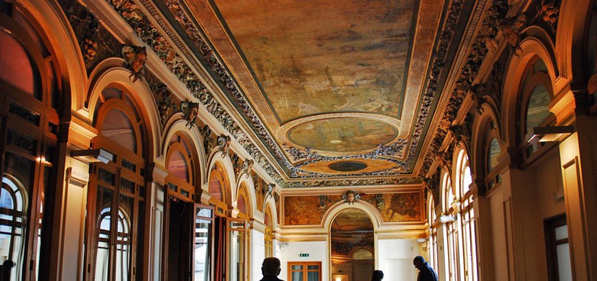 The entrance hall