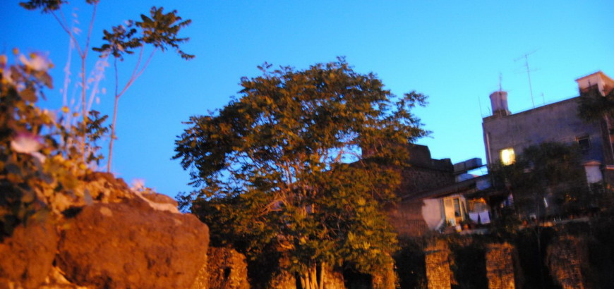 The bastion in the night