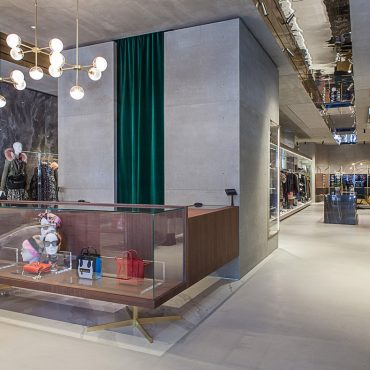 The main hall of the store