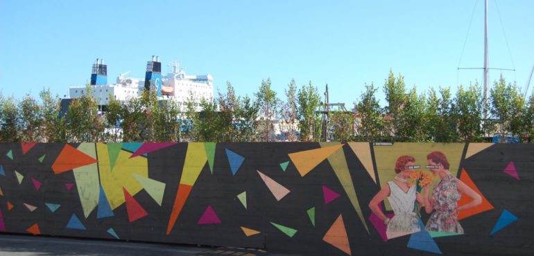 Il muro della Dogana di Catania