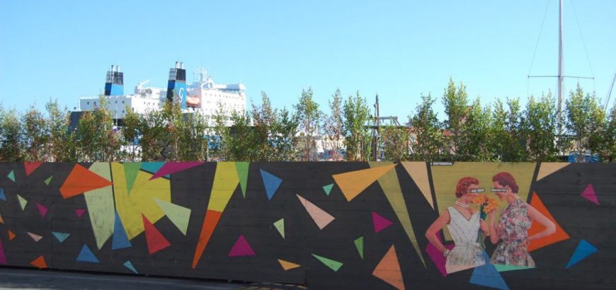 Il muro della Dogana di Catania
