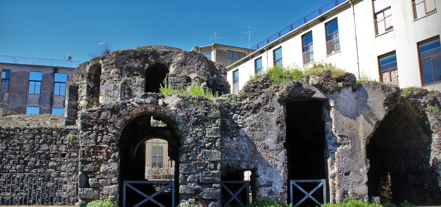View of the thermae