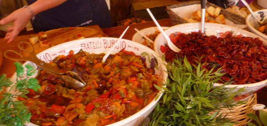 Typical food of Siracusa