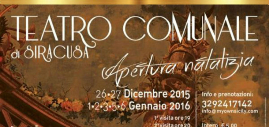 Visite guidate serali al Teatro Comunale
