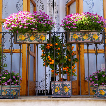 Balcony on the street