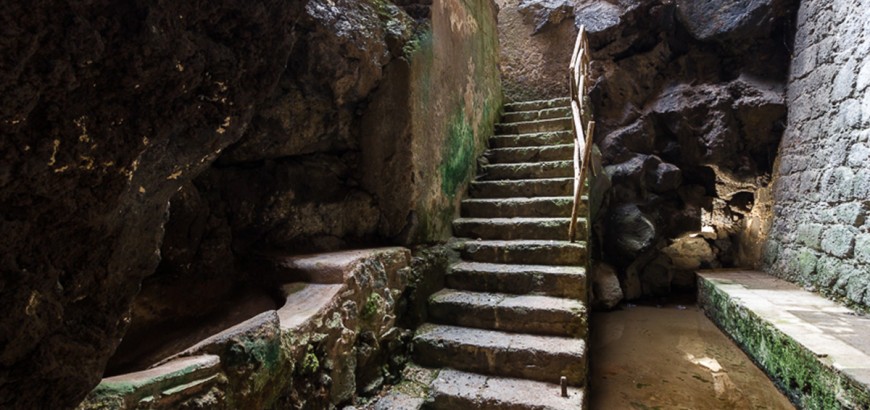 Inside the pit