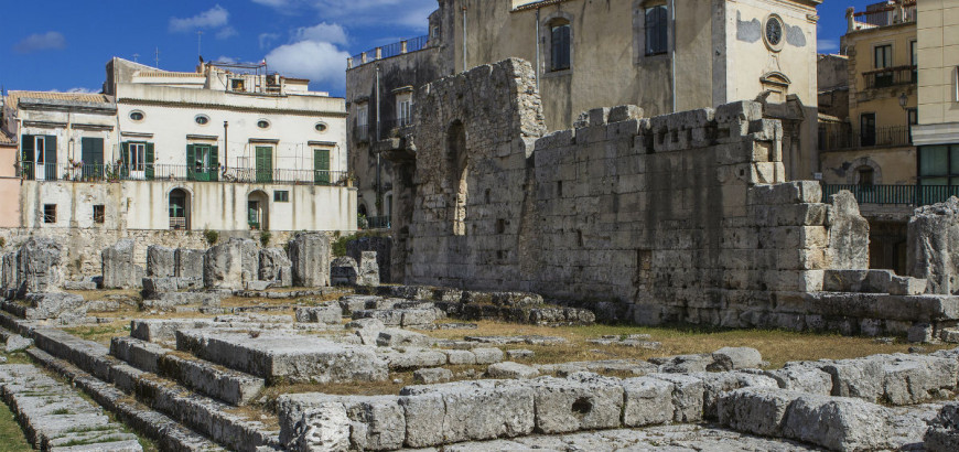 Church of St Paolo viewed from the temple
