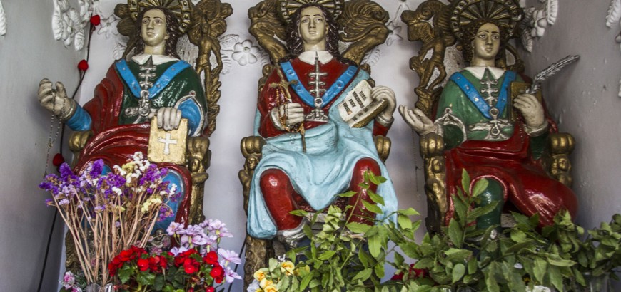 Edicola votiva di S. Alfio, S. Filadelfio e S. Cirino