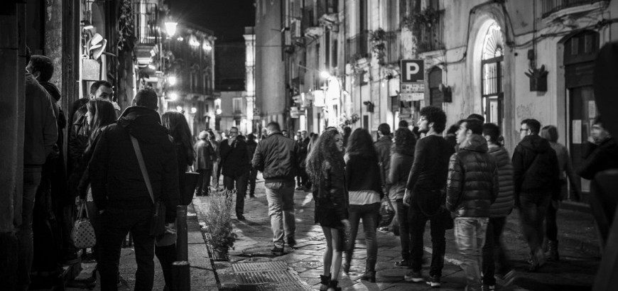Movida in via San Michele