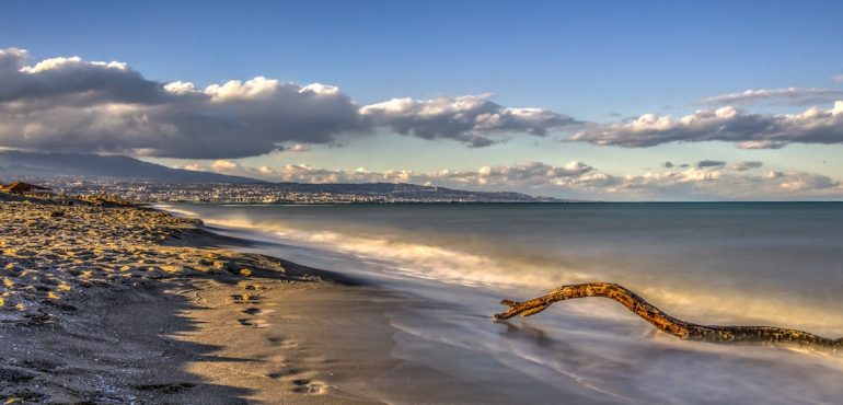La playa in inverno