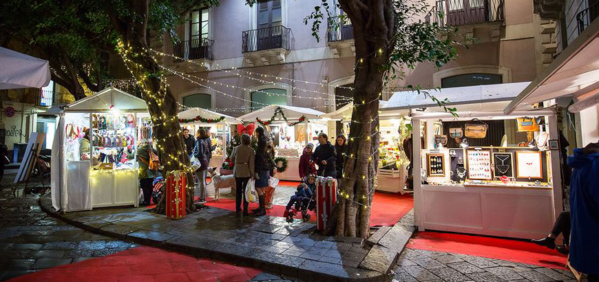 Mercatini di Natale nel centro storico di Catania