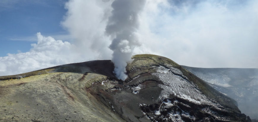 Etna summit area: Cratere voragine