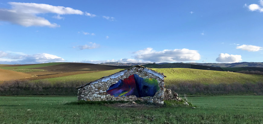 Opere di street art in Sicilia