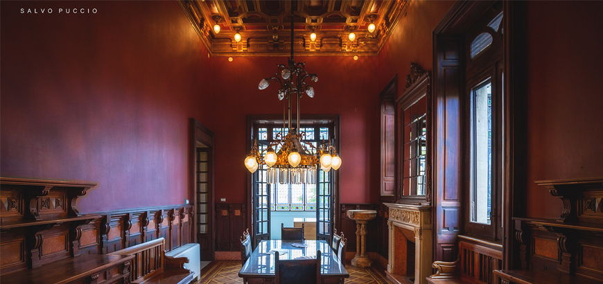 Interior of Villa Zingali