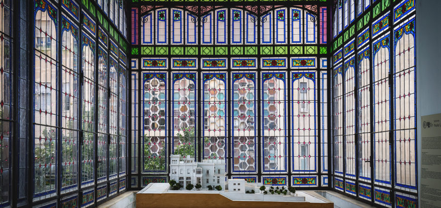 Villa Zingali stained glass window