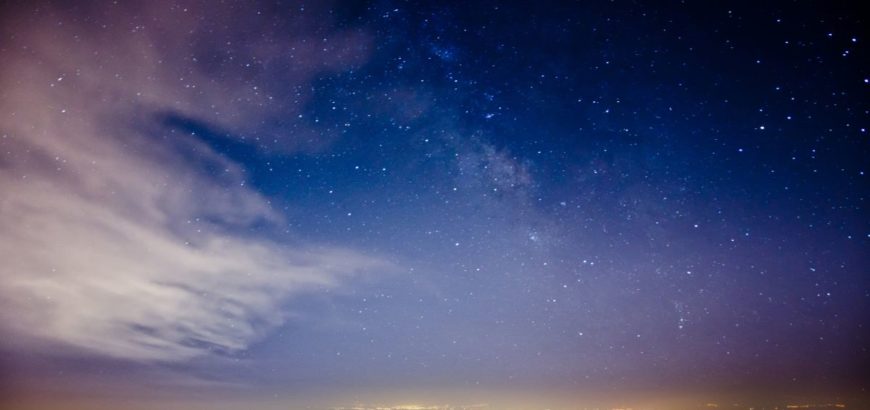Il cielo di Catania visto dall