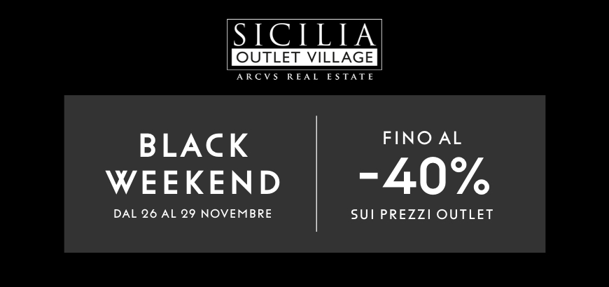 Black Weekend Sicilia Outlet Village
