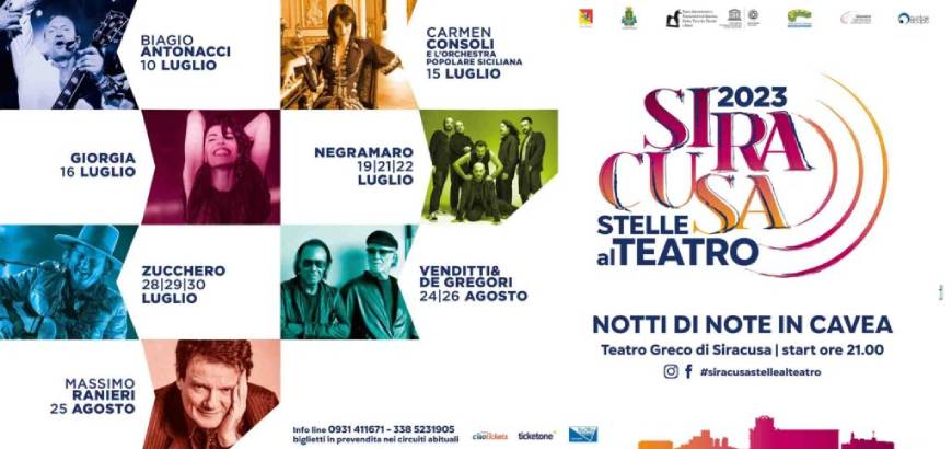 Poster Stelle al Teatro Siracusa 2023