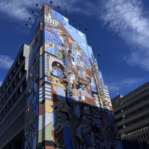 Prospetto del murales di Capo.bianco a Catania