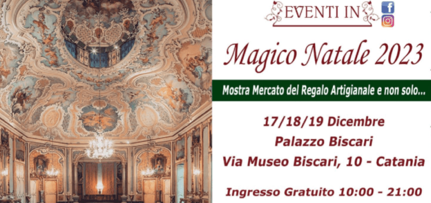 Evento Magico Natale a Palazzo Biscari
