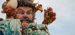 Carnevale Sciacca, particolare di un Carro.