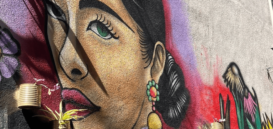 Woman mural, San Berillo distritct, Catania