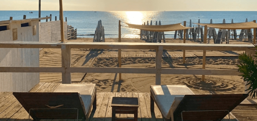 Beach, sea, beach club
